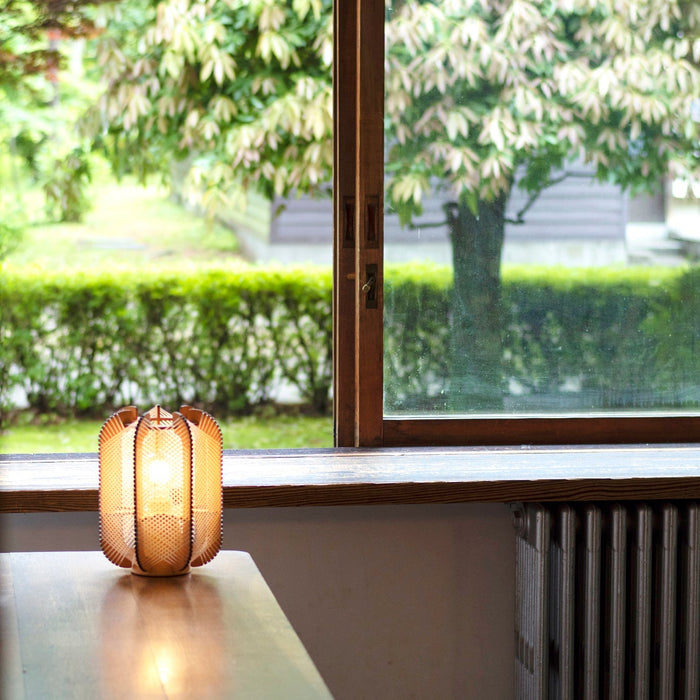 Lampe nomade Pillsi, tressage Croisé