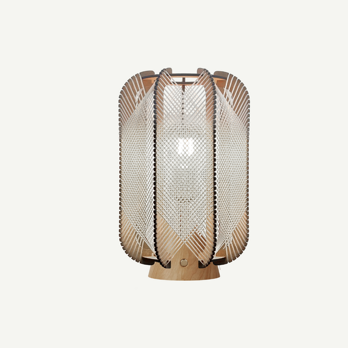 Lampe nomade Pillsi, tressage Croisé