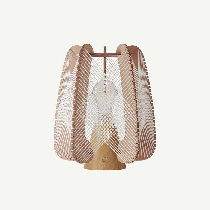 Lampe nomade Arioca, tressage Croisé