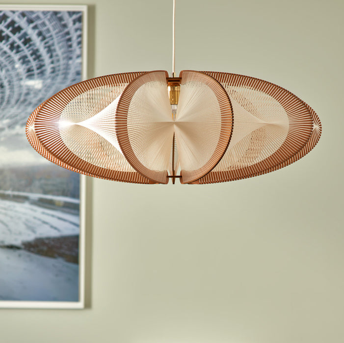 ETIOLA L large pendant lamp, Twist braiding