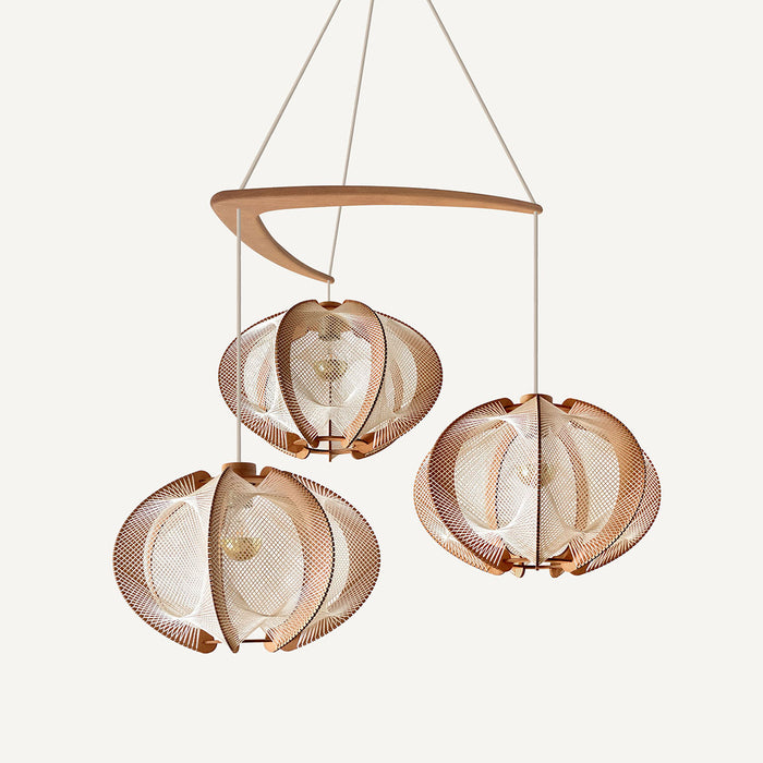 Lustre ECHINO, Tressage Twist Croisé