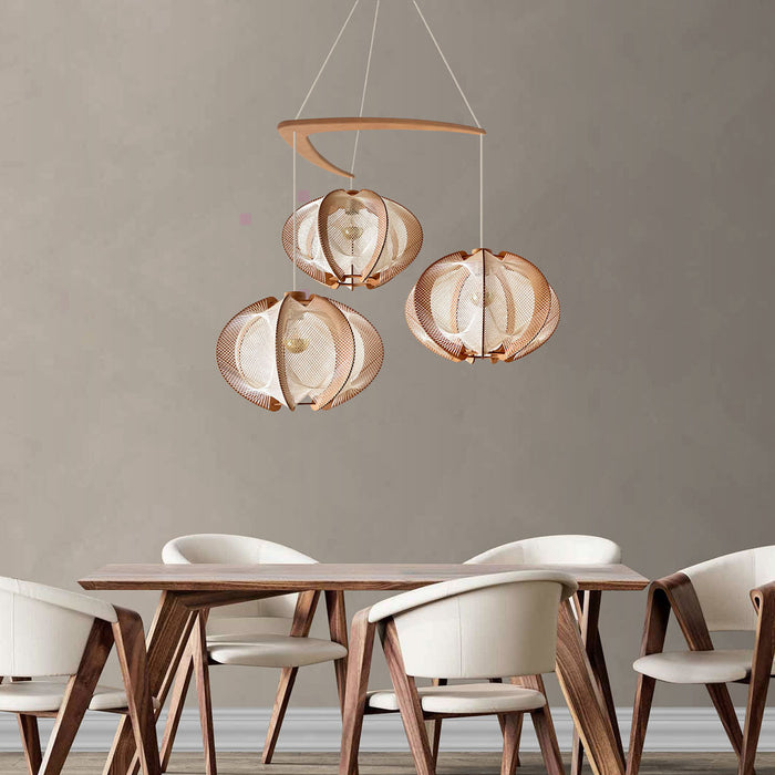 Lustre ECHINO, Tressage Twist Croisé