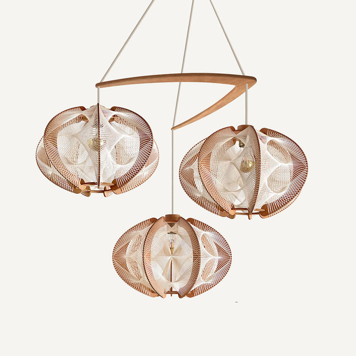 Lustre ECHINO, Tressage Triple Twist