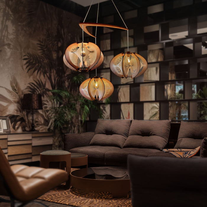 Lustre ECHINO, Tressage Twist