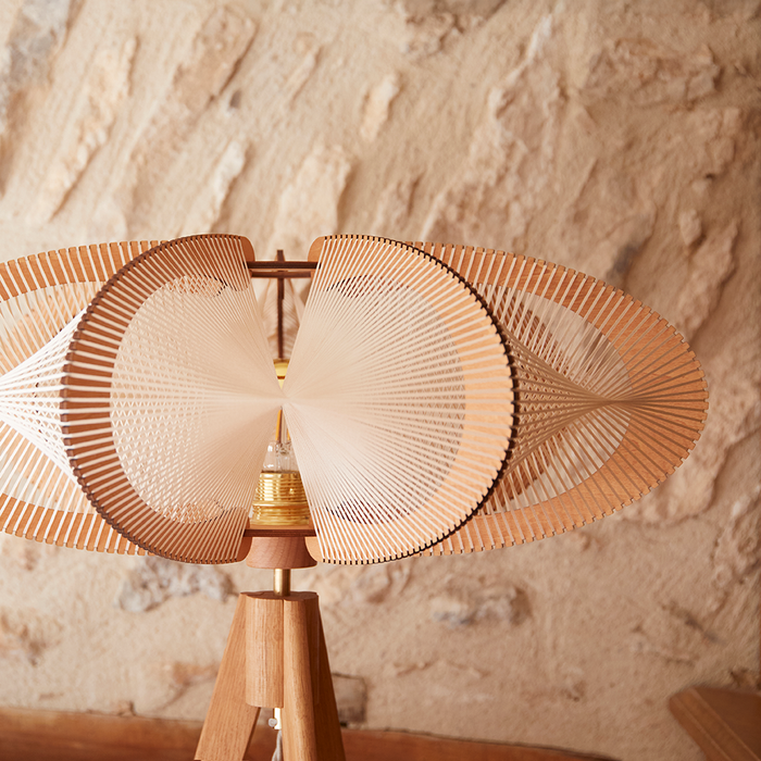 Lampadaire ETIOLA, tressage Twist