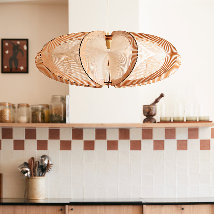 ETIOLA L large pendant lamp, Twist braiding