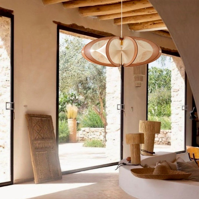 ETIOLA L large pendant lamp, Twist braiding