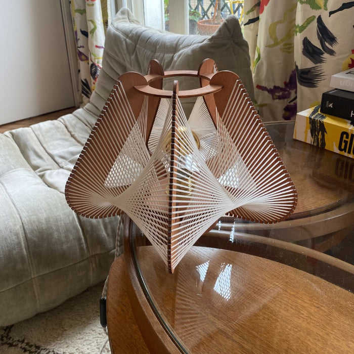 Lampe sur pied NOTOCA, tressage Twist
