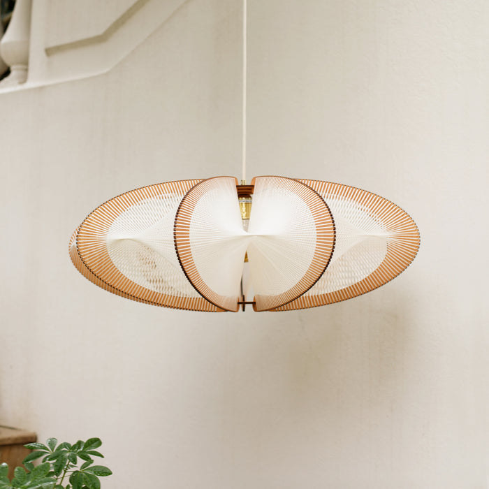 ETIOLA L large pendant lamp, Twist braiding