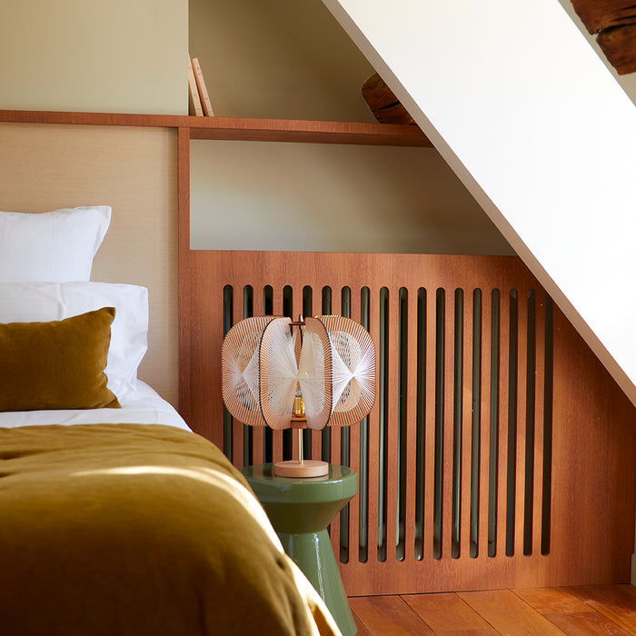 Lampe sur pied DRUMJEE 7, Tressage Twist