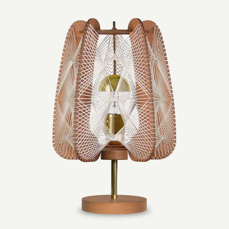 Lampe sur pied ARIOCA, tressage Triple Twist, Lafablight