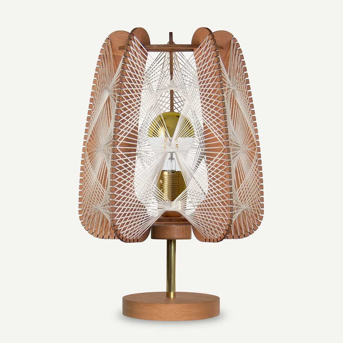 Lampe sur pied ARIOCA, tressage Triple Twist, Lafablight