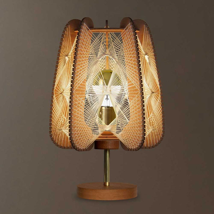Lampe sur pied ARIOCA, tressage Triple Twist, Lafablight