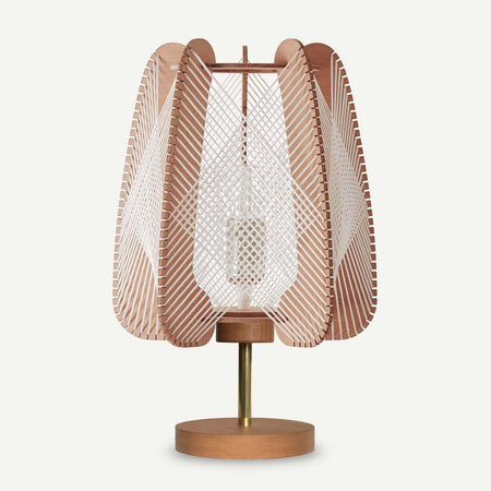 Lampe sur pied ARIOCA, tressage Croisé, Lafablight
