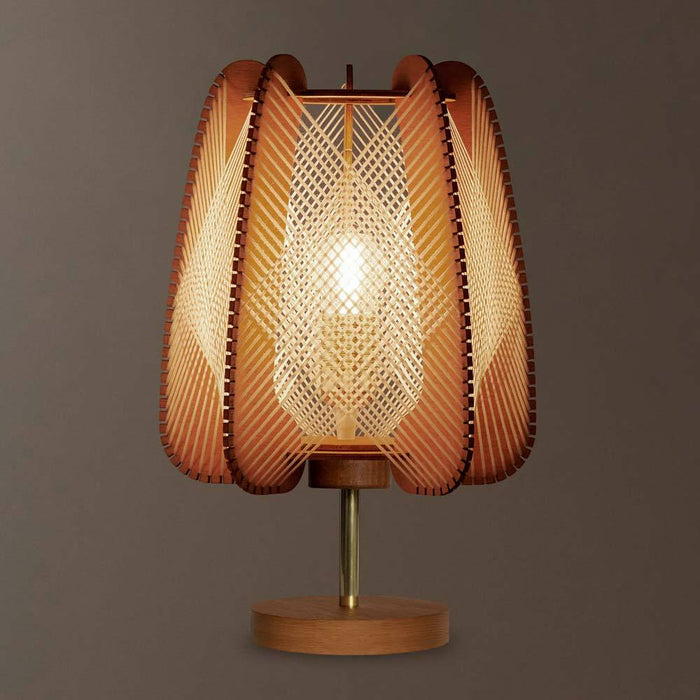 Lampe sur pied ARIOCA, tressage Croisé, Lafablight