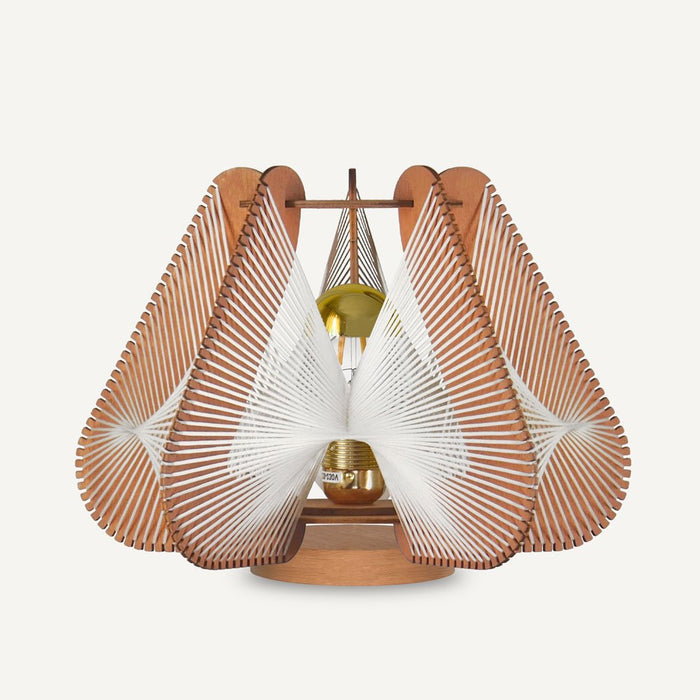 Lampe sur socle NOTOCA, tressage Twist, Lafablight