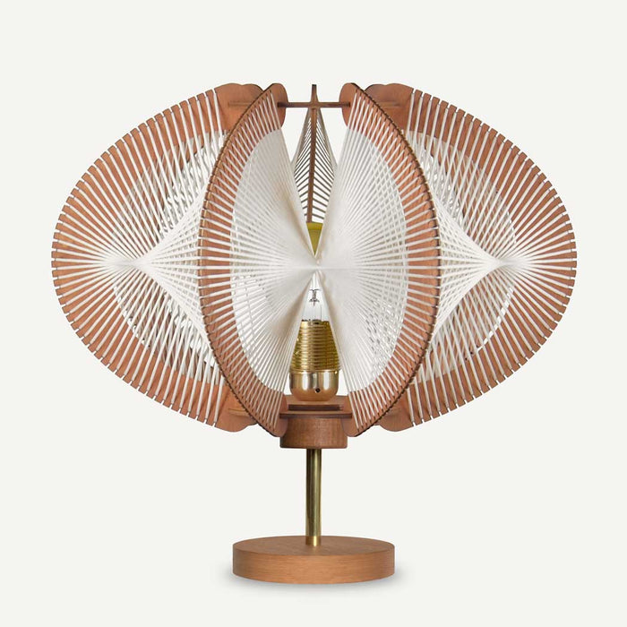 Lampe sur pied ECHINO, tressage Twist, Lafablight