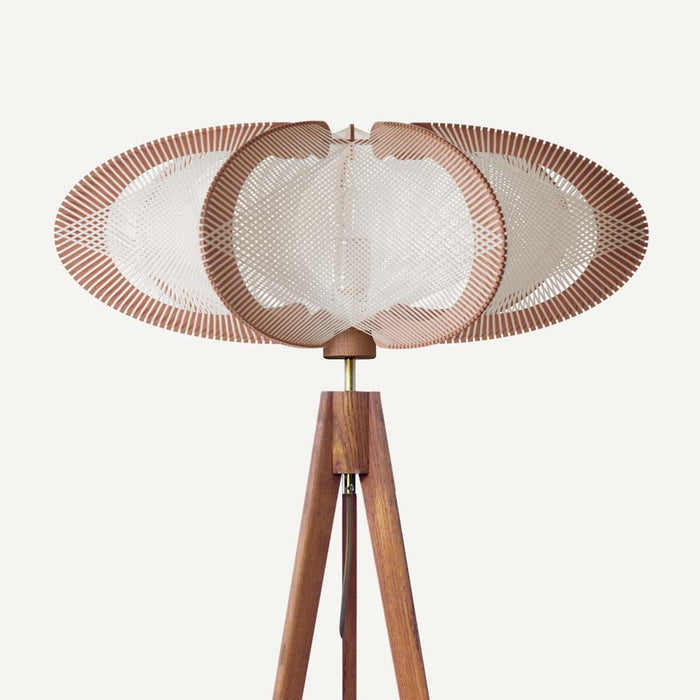 Lampadaire ETIOLA, tressage Croisé par Lafablight