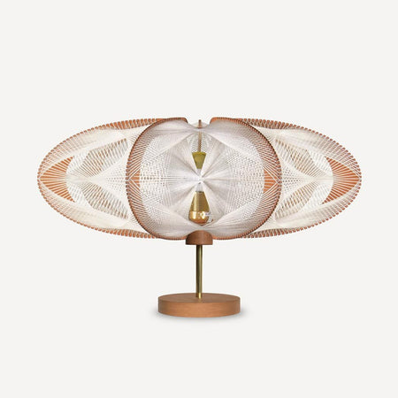 Lampe sur pied ETIOLA, tressage Triple Twist, Lafablight