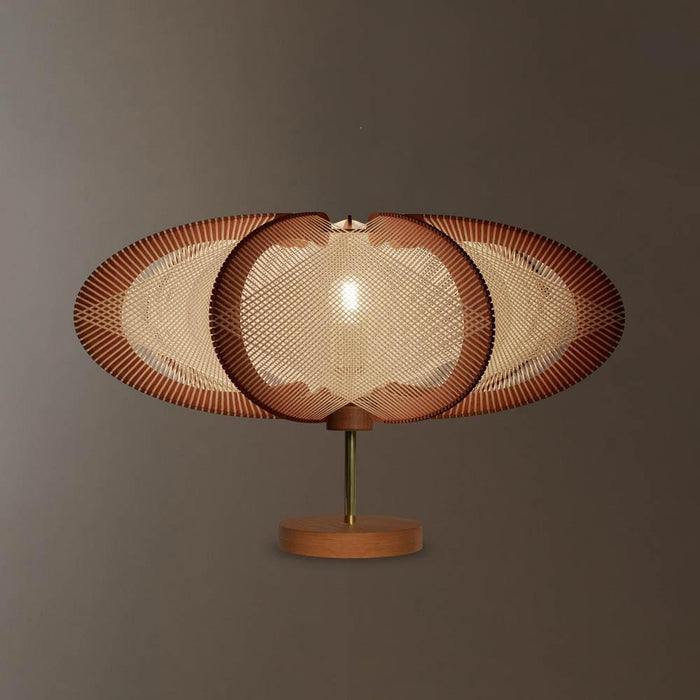 Lampe sur pied ETIOLA, tressage Croisé, Lafablight