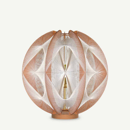 Lampe sur socle ASTROFI, tressage Triple Twist, Lafablight
