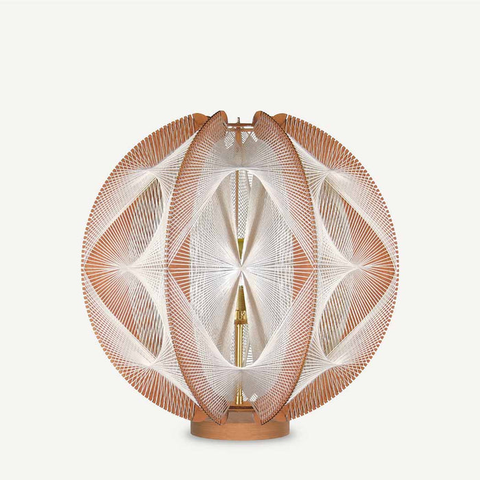 Lampe sur socle ASTROFI, tressage Triple Twist, Lafablight