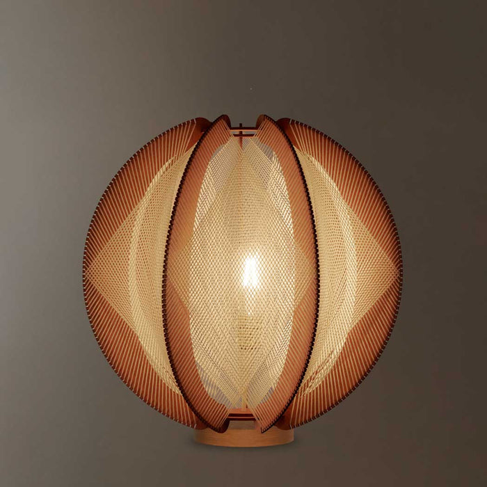 Lampe sur socle ASTROFI, tressage Croisé, Lafablight