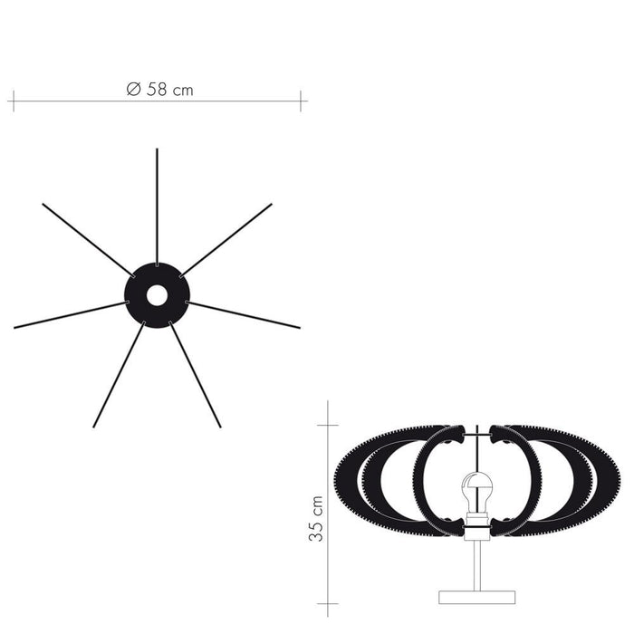Lampe sur pied ETIOLA, tressage Triple Twist, Lafablight