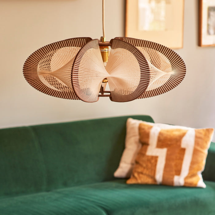 Suspension ETIOLA, tressage Twist - Noyé foncé