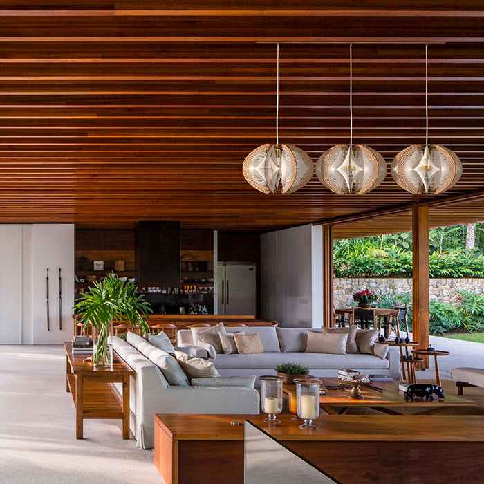 Lustre bandeau  trio Echino Twist