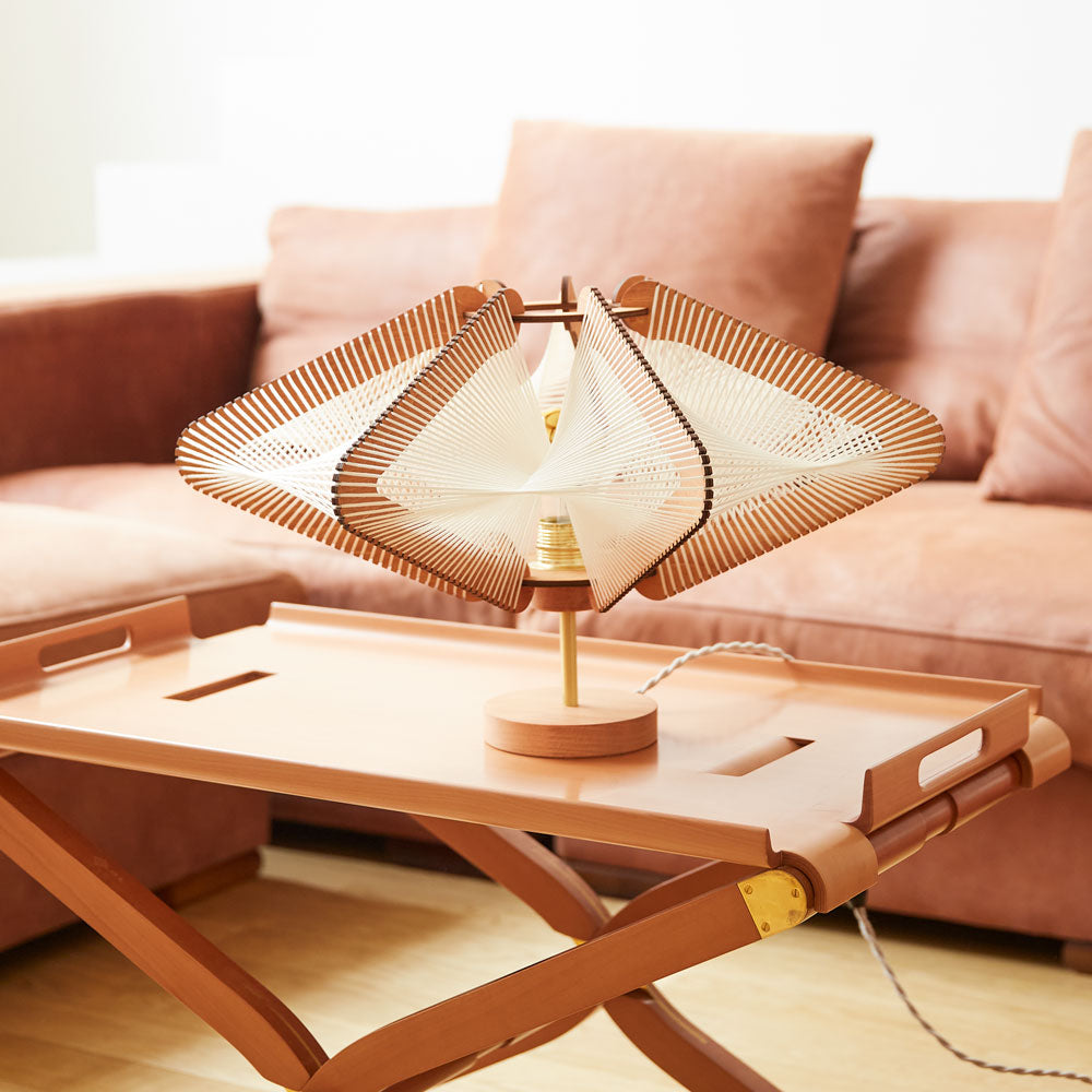 Lampe sur pied ASTRELI, Tressage Twist