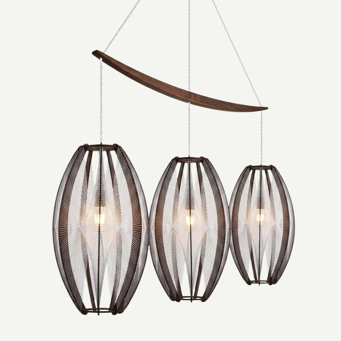 Lustre "Arc" DJEMINO, Tressage Twist