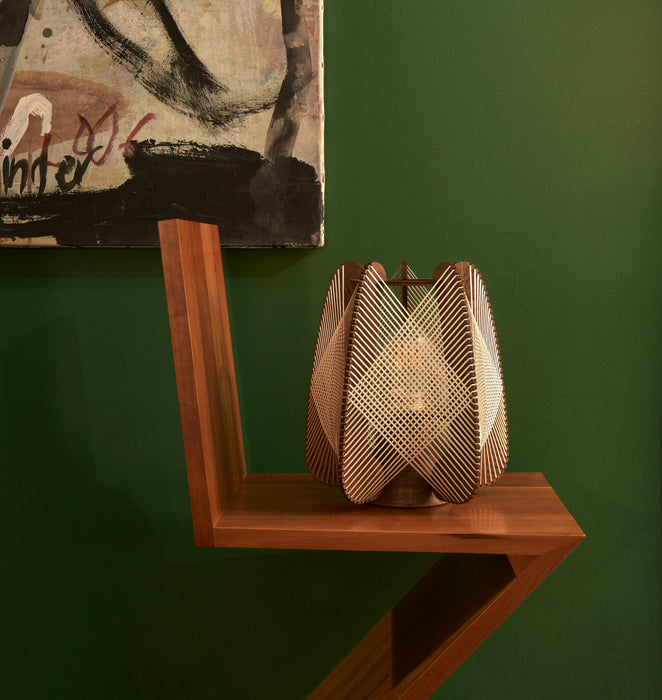 Lampe nomade Arioca, tressage Croisé