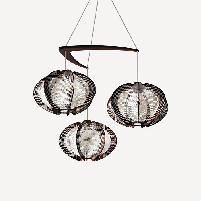 Lustre ECHINO, Tressage Croisé