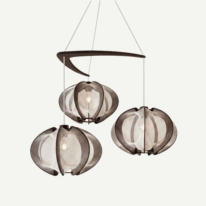 Lustre ECHINO, Tressage Twist Croisé