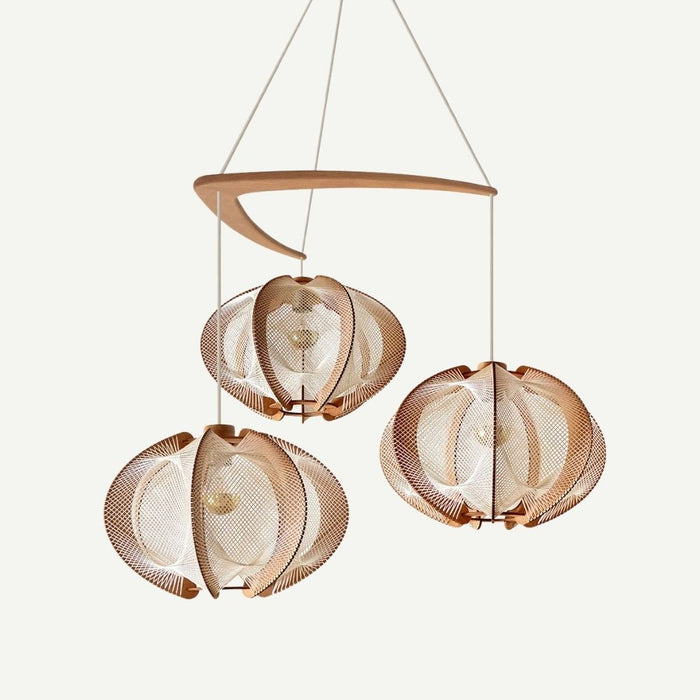 Lustre ECHINO, Tressage Twist Croisé