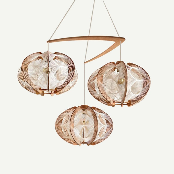 Lustre ECHINO, Tressage Triple Twist