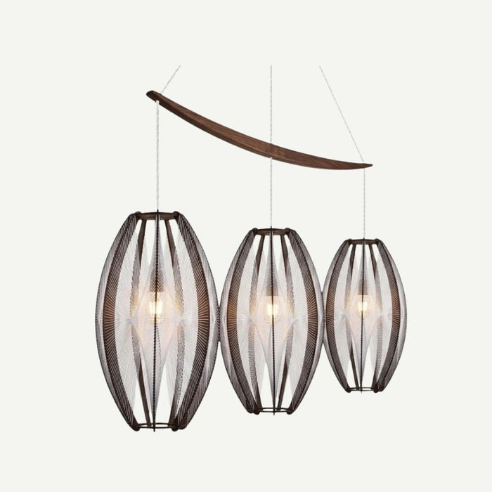 Lustre "Arc" DJEMINO, Tressage Twist