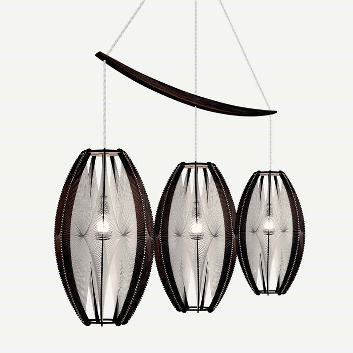 Lustre "Arc" DJEMINO, Tressage Twist