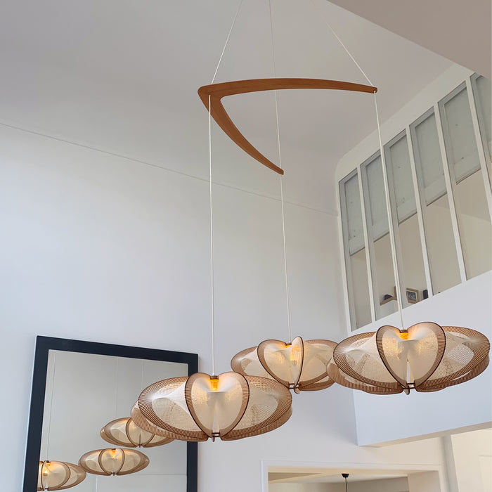 Large ETIOLA chandelier, Twist Braiding