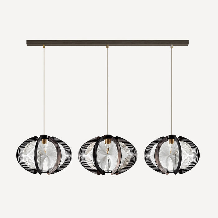 Lustre bandeau  trio Echino Twist
