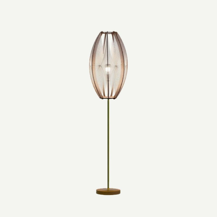 150 DJEMINO brass floor lamp, Twist braiding
