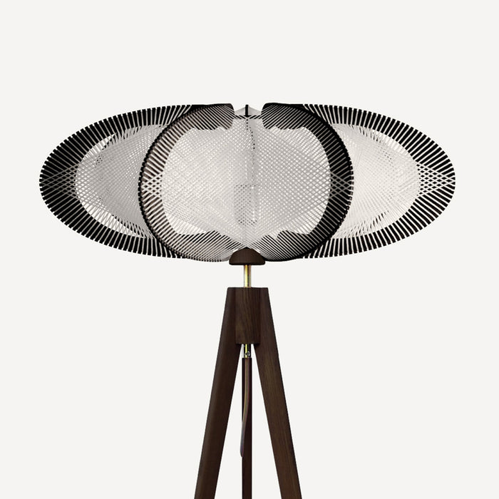 Lampadaire ETIOLA, tressage Croisé