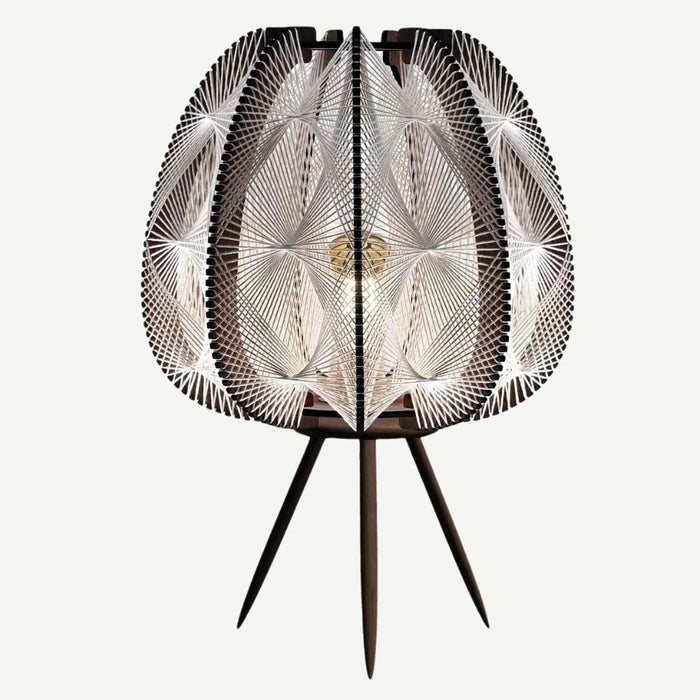 Lampe tripode LAMPIU - tressage Triple Twist