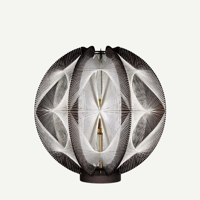 Lampe sur socle ASTROFI, tressage Triple Twist