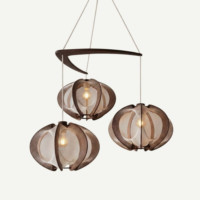 Lustre ECHINO, Tressage Twist Croisé