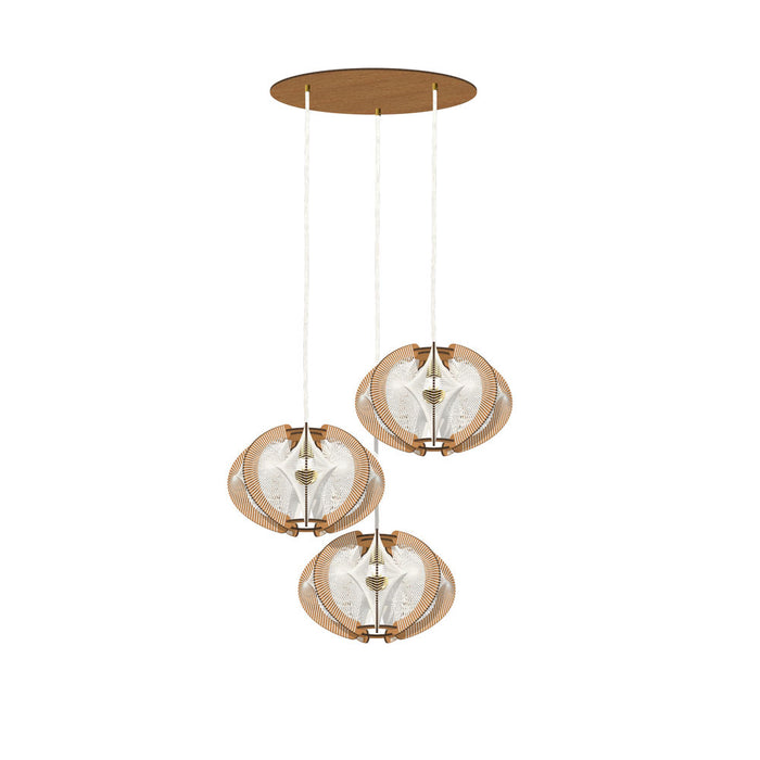 Lustre cascade 3 Echino Twist