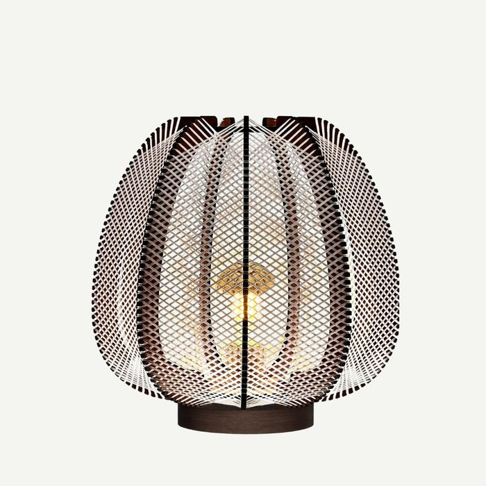 Lampe sur socle LAMPIU - tressage Croisé