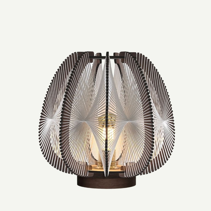 Lampe sur socle LAMPIU - tressage Twist
