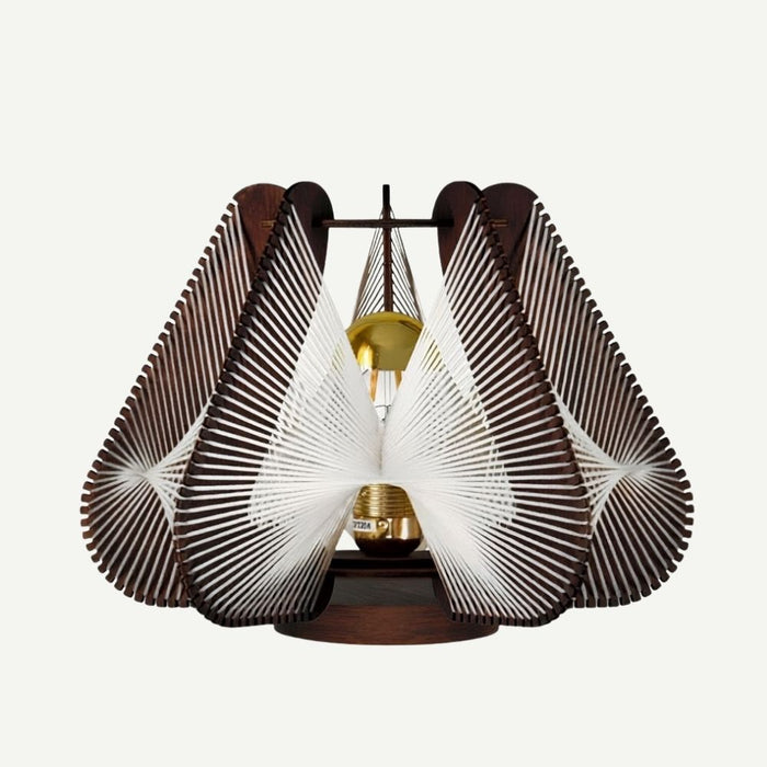 Lampe sur socle NOTOCA, tressage Twist